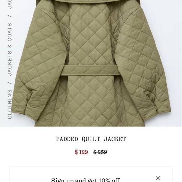 Padded quilt jacket. - Picture 10 of 13